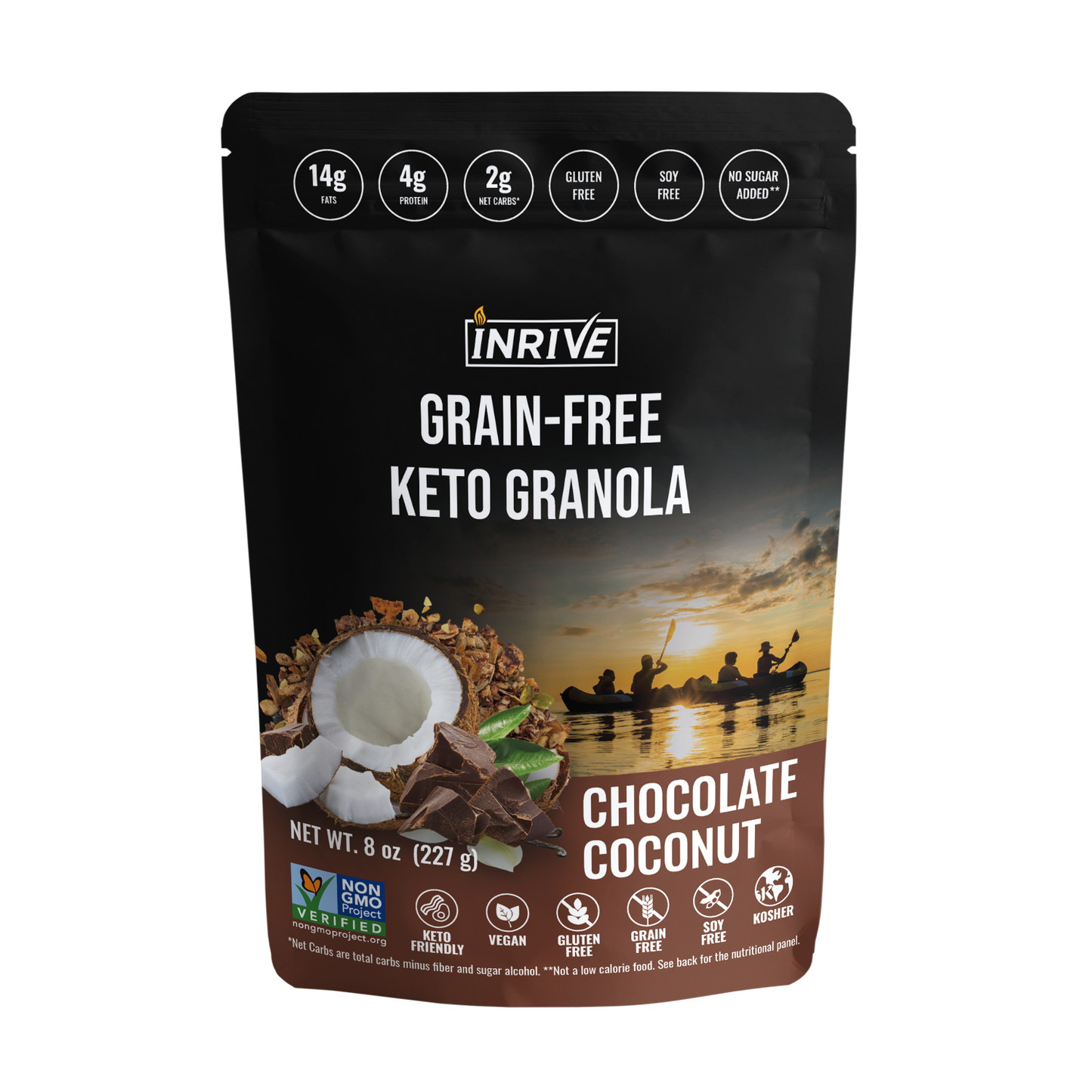 Keto Grain Free Granola - Chocolate Coconut, 8oz