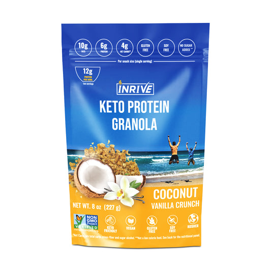 Keto High-Protein Gluten-Free Granola - Coconut Vanilla Crunch, 8oz