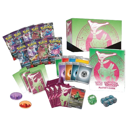 Pokemon TCG - Scarlet & Violet - Temporal Forces - Elite Trainer Box (Iron Leaves)