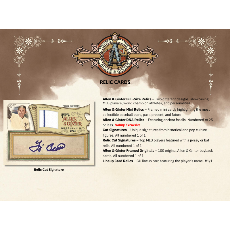2024 Topps Allen and Ginter Baseball Hobby 12 Box Case